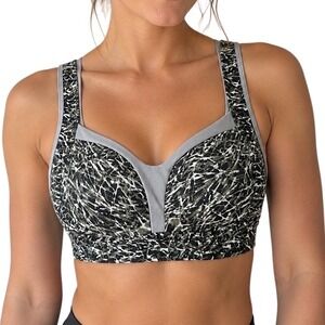 NWT Lululemon Ta Ta Tamer III 32C Rare MRGB Print High Support Bra